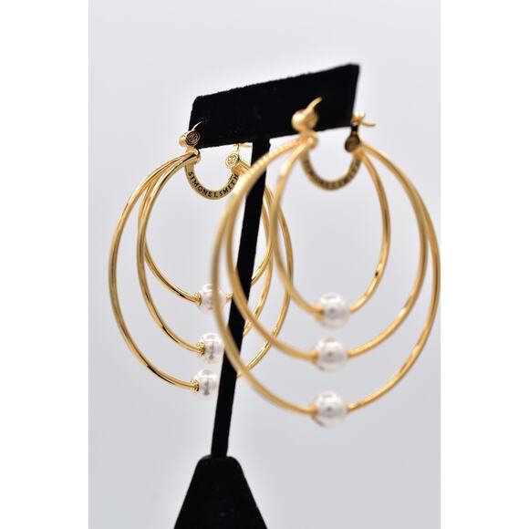 Simone I. Smith Lady of Serenity Hoop Earrings Oprah's Favorite Things 2024 Bin1 - Picture 3 of 12